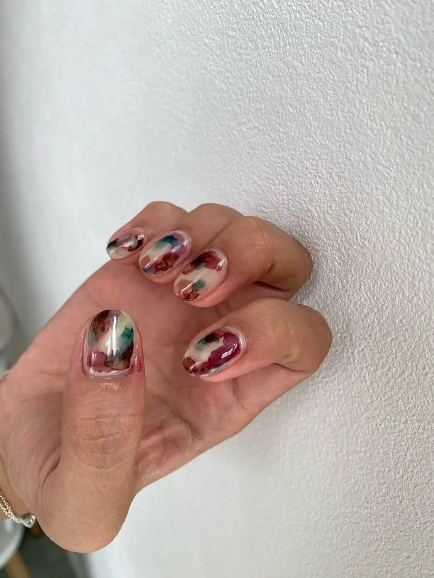 ネイル オーロラネイル マグネットネイル メンズネイル ニュアンスネイル シンプルネイル ハンドネイル 草加ニュアンスネイル 🌚hersのネイルデザイン