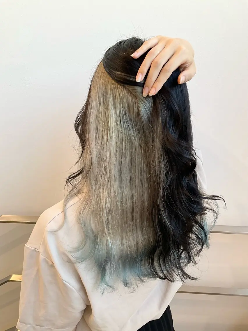 ロング ヘアカラー トリートメント ヘアセット yoshi ☆のヘアスタイル
