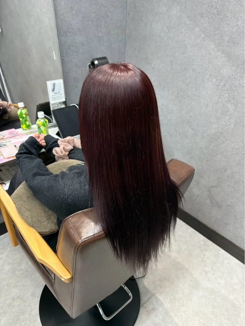ロング カラー 小田桐 蓮のヘアスタイル