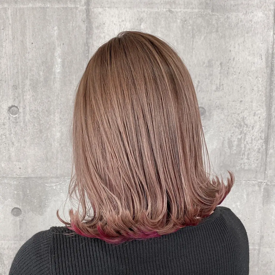 セミロング カラー特化型サロン #SUP.のヘアスタイル