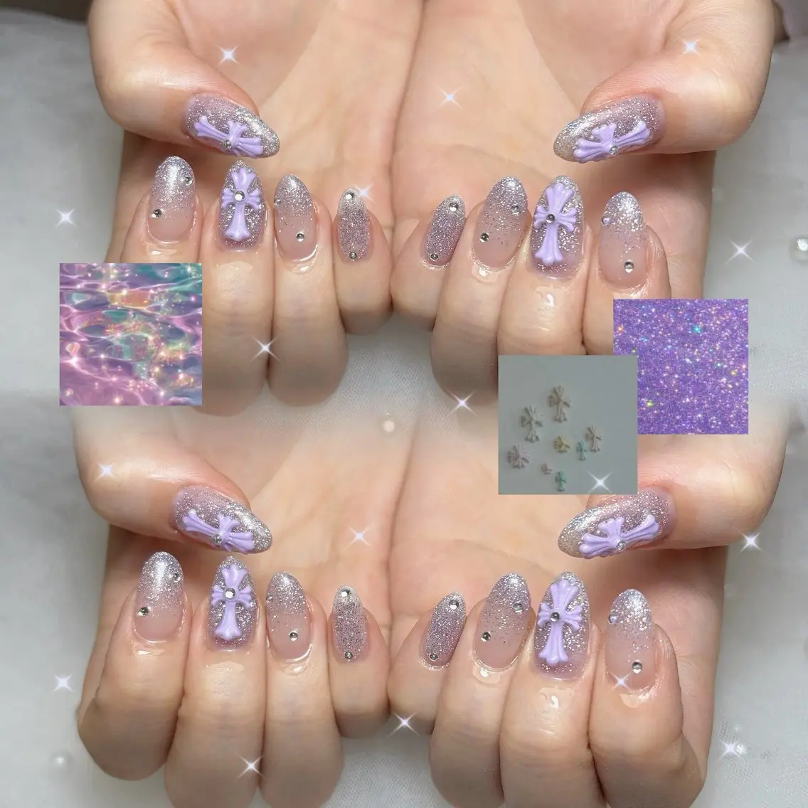 ネイル ハンドネイル 🎀 アネラ しま  🎀のネイルデザイン