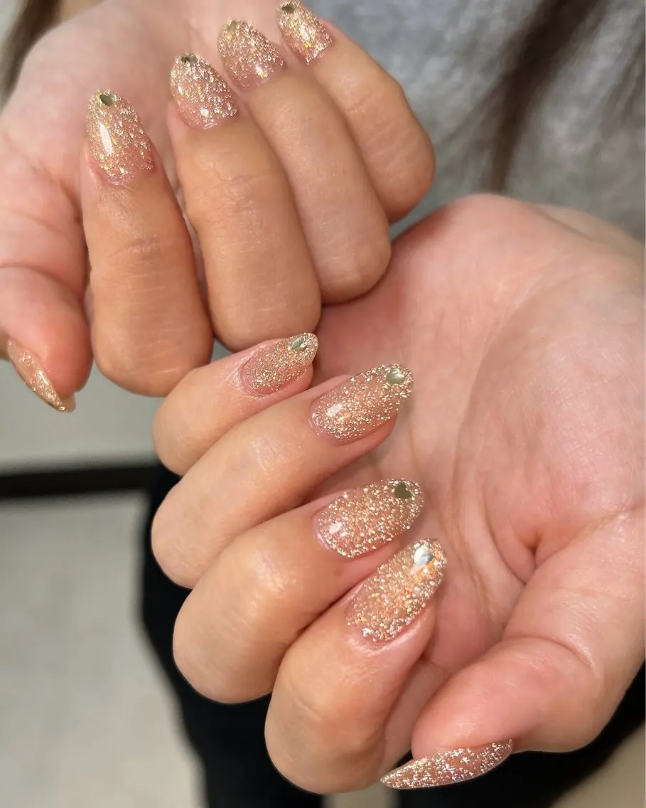 ネイル フラッシュネイル ジェルネイル ワンカラーネイル ハンドネイル ten nail salon　かえでのネイルデザイン