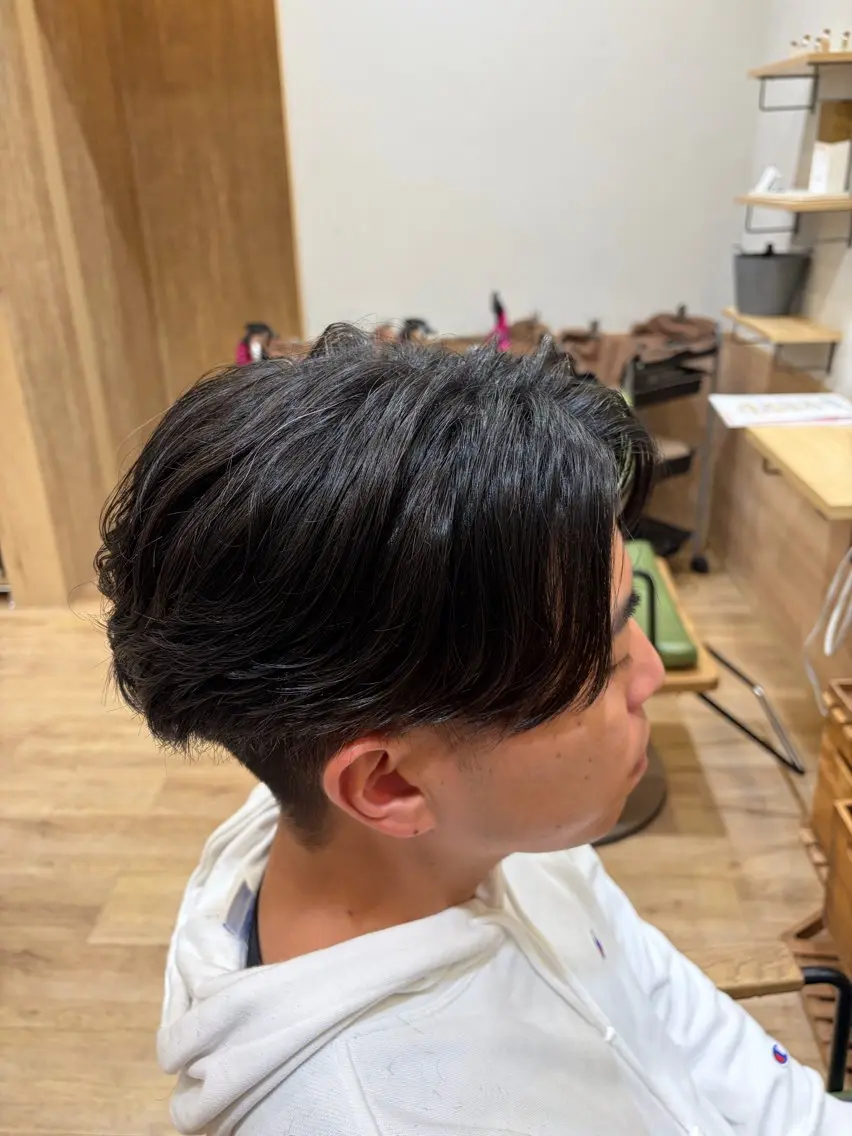 パーマ メンズ メンズパーマ ニュアンスパーマ カット パーマ 小田 暉のヘアスタイル