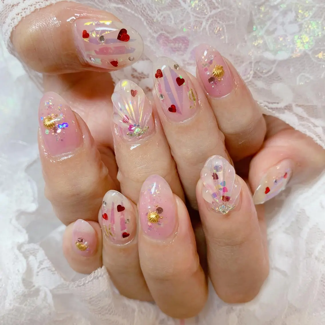 ネイル ハンドネイル La neige* yuki 🐩🌙のネイルデザイン
