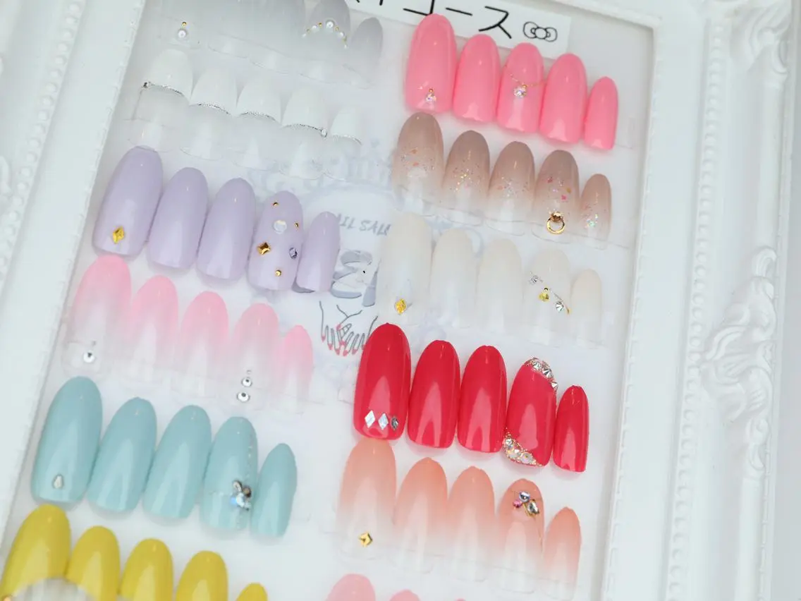 🌼 新規様ジェルオフ込み 🌼 10種類以上から選べる🎀ハンド定額1コース (ジェルオフ別、ドライケア込み)の写真