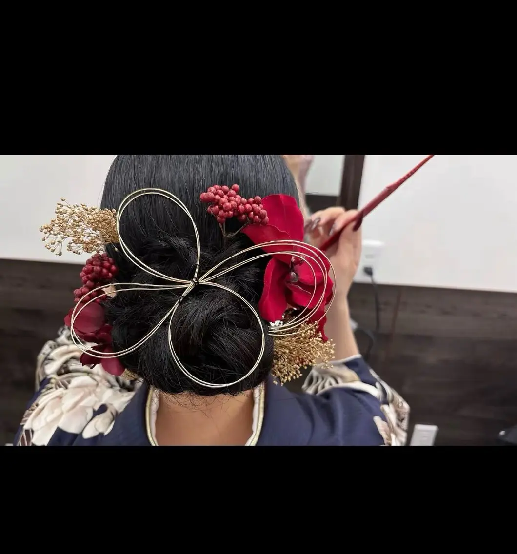 ヘアアレンジ ヘアセット CuTou シンカのヘアスタイル