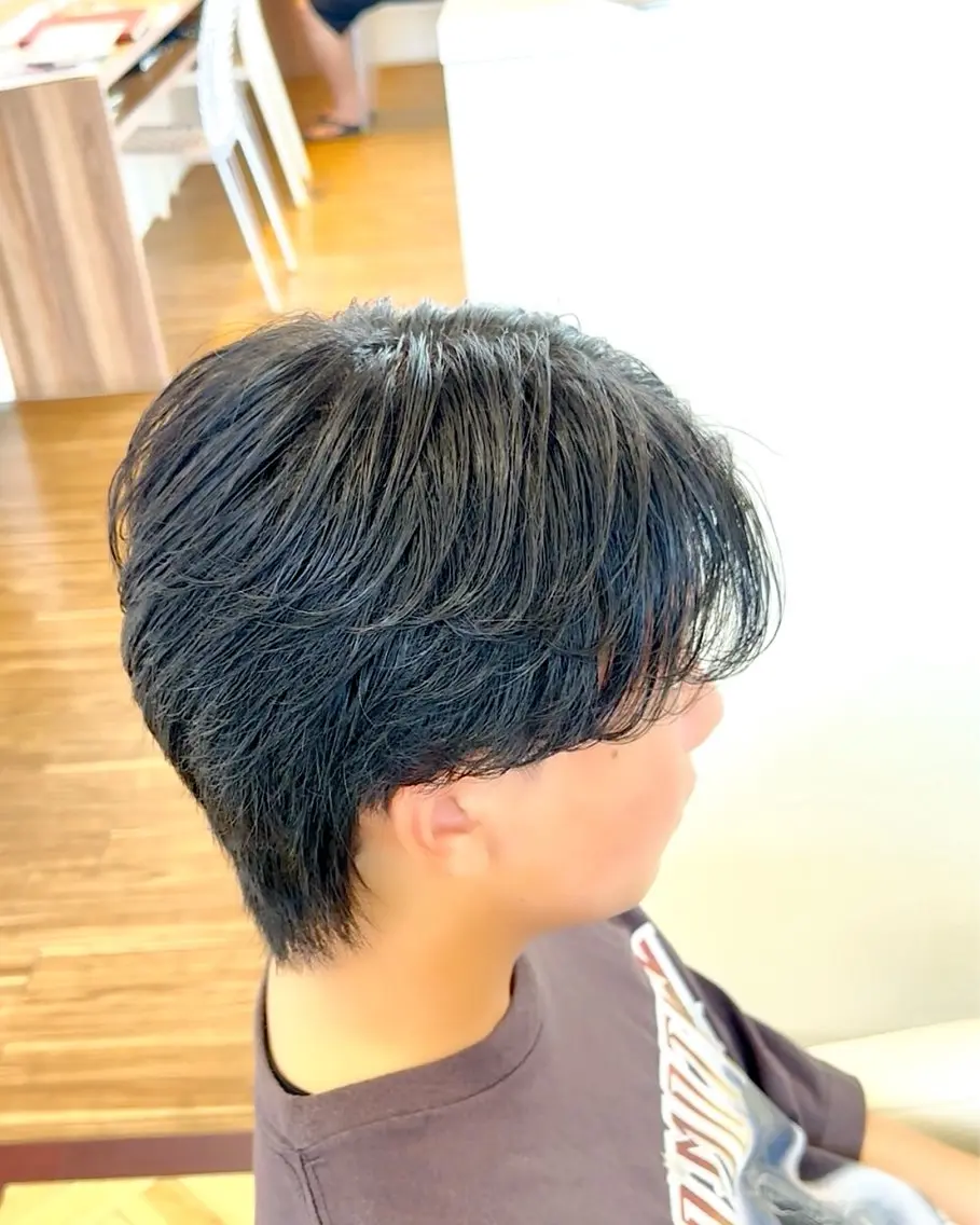 メンズ センターパート カット ☆★メンズ特化★☆ 川地由麿のヘアスタイル