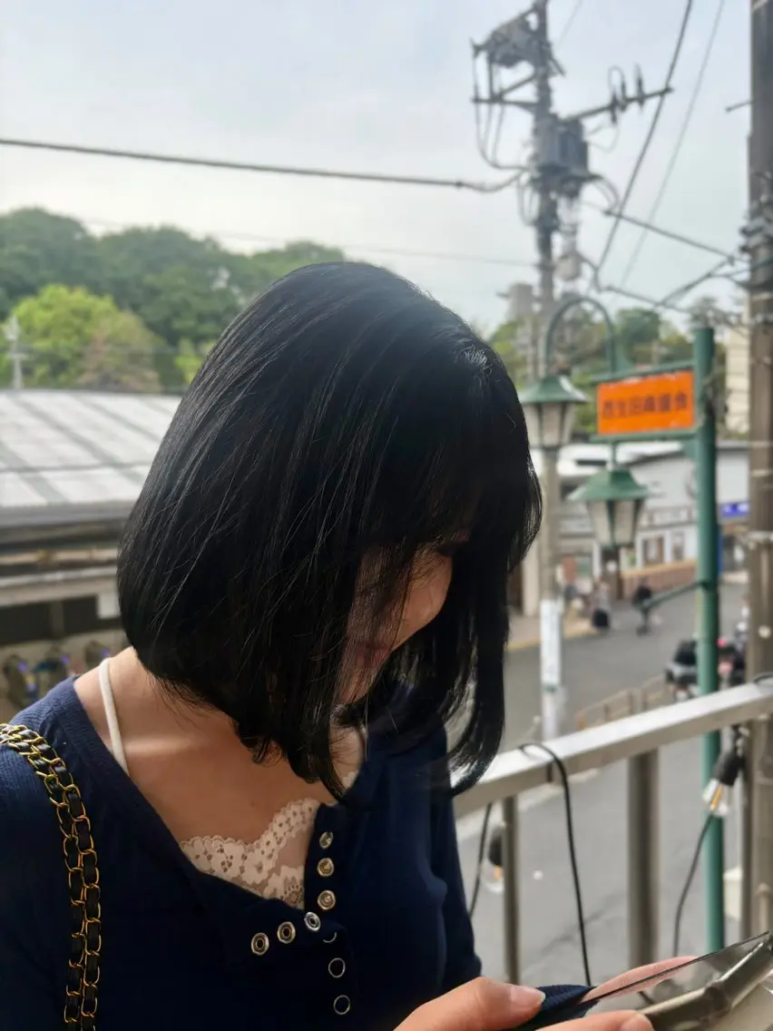 🍒前髪縮毛矯正+前髪・顔周りカット🍒前髪を整えつつ、ストレートに🌟の写真