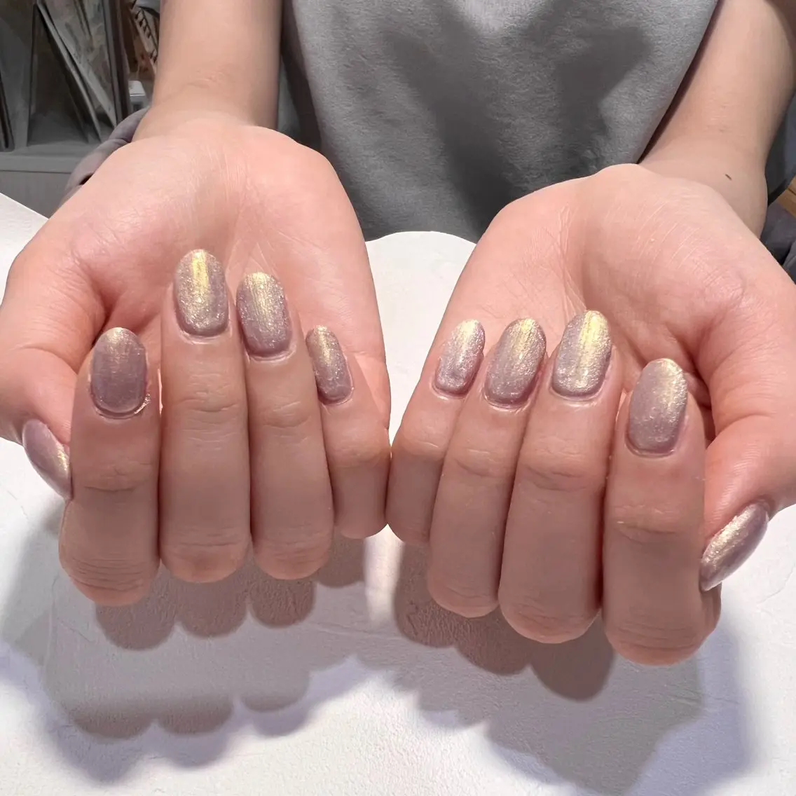 ネイル マグネットネイル RIEKO🍒 ワンホン♡推しネイルのネイルデザイン
