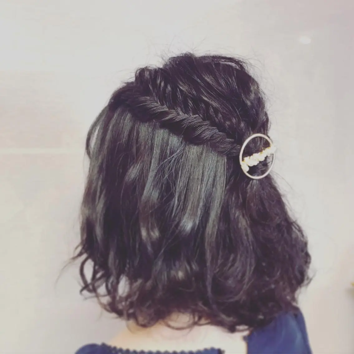 ミディアム ヘアアレンジ ミディアムパーマ Satsuki ✂︎♡のヘアスタイル