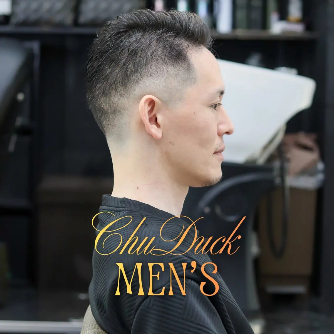 ショート メンズ フェードカット カット フェード×メンズ カット|SHOTAのヘアスタイル