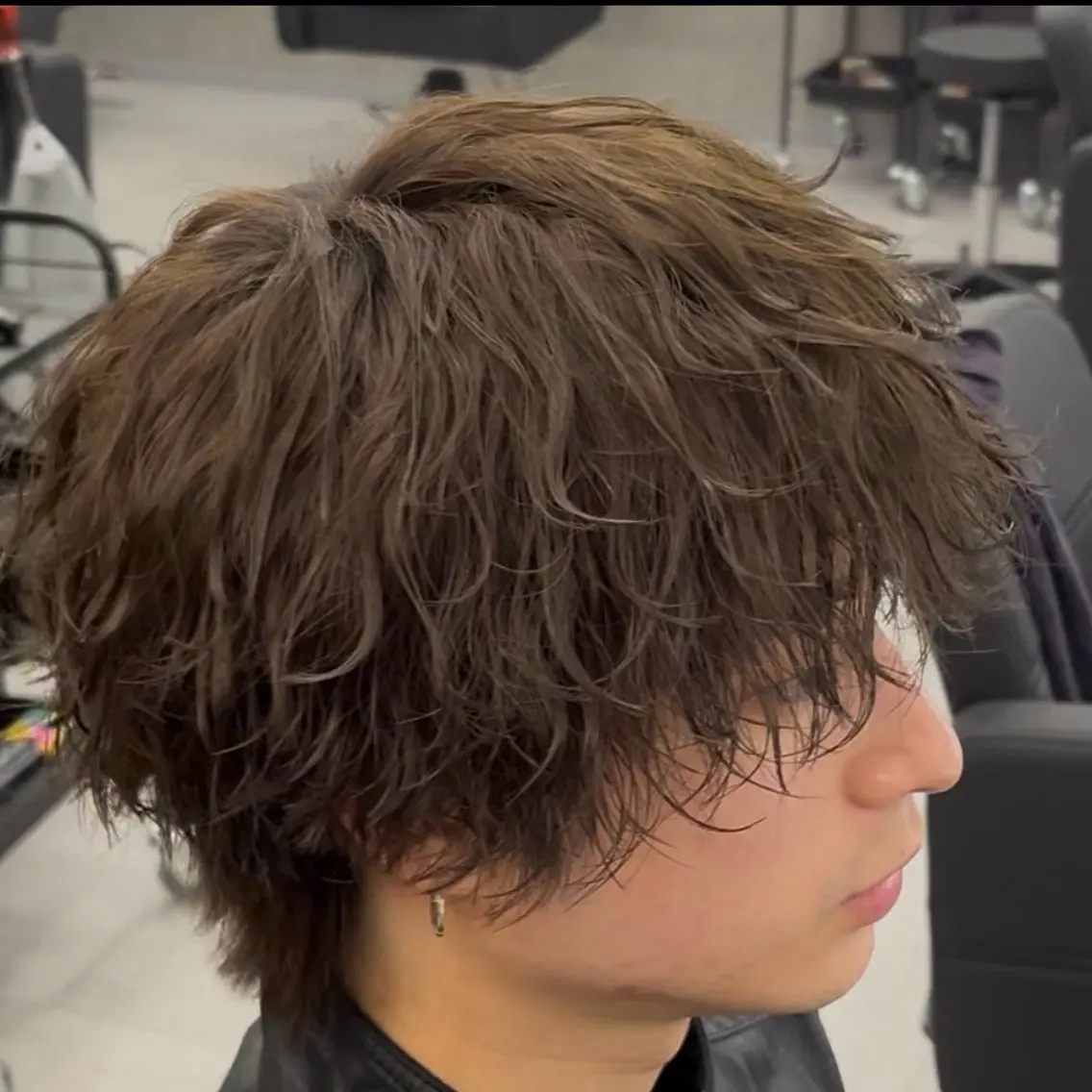 ショート カラー ヘアアレンジ メンズ ベージュカラー オリーブベージュ カット ヘアカラー 【札幌メンズ特化】 🔥RIKU🔥のヘアスタイル