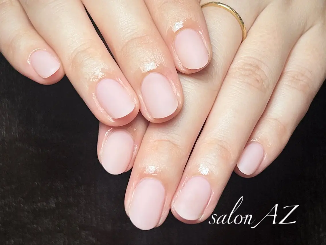 ネイル マットネイル オフィスネイル ハンドネイル salon AZのネイルデザイン