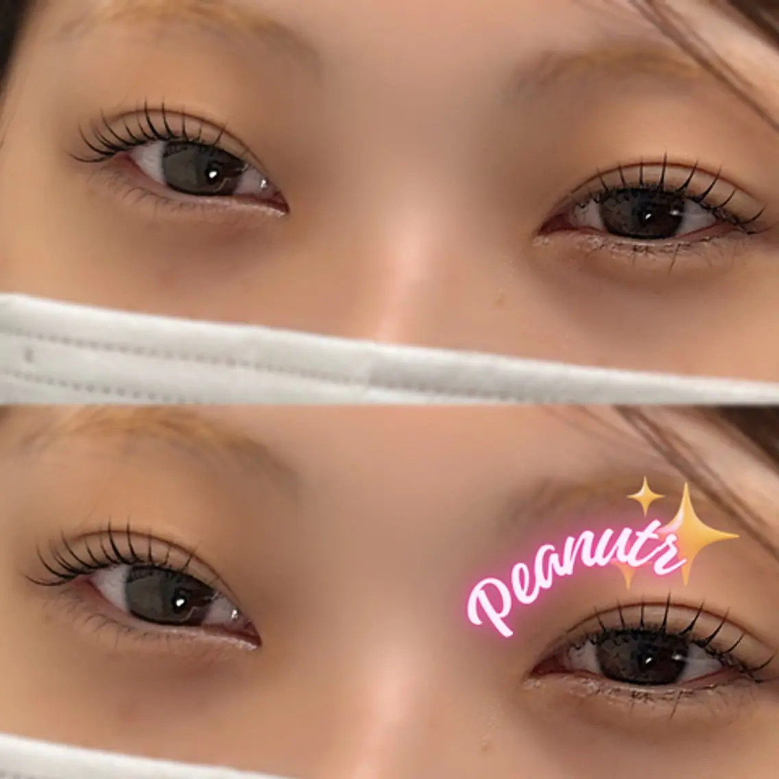 ⚠️施術後のお目元のお写真をSNSに掲載させていただける方限定⚠️💜まつ毛パーマ💜コーティング剤付き💜の写真