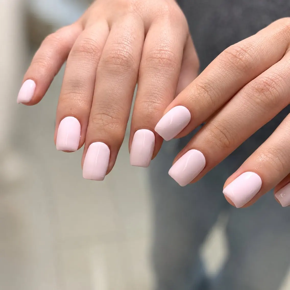 ネイル ワンカラーネイル ピンク nailAVANCE akariのネイルデザイン