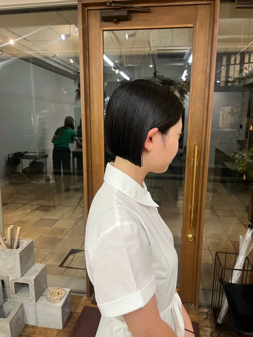 ショート ボブ カット 三浦 ふたばのヘアスタイル
