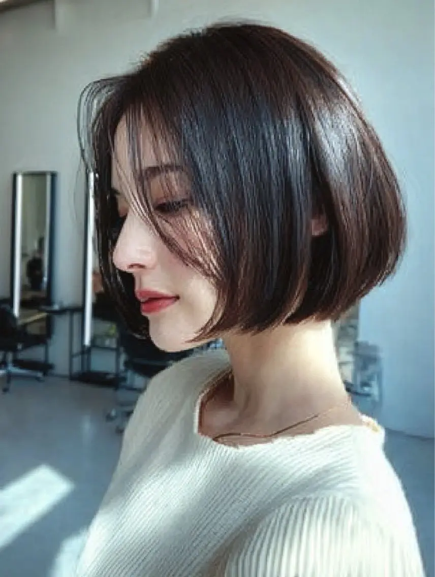 カラー ヘアカラー 🍒モテ暖色カラー × うる艶✧ ゆなのヘアスタイル