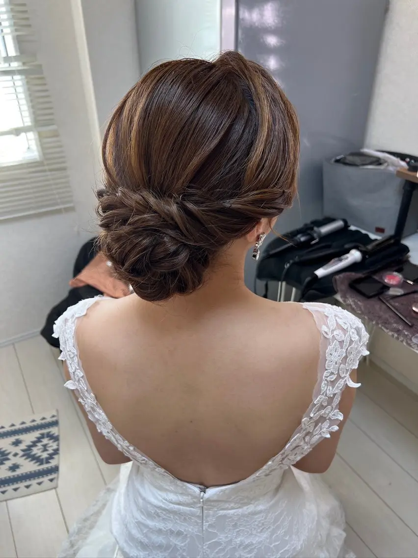 【花嫁ヘアメイク】前撮り・撮影用🌸花嫁ヘアセット&フルメイクの写真