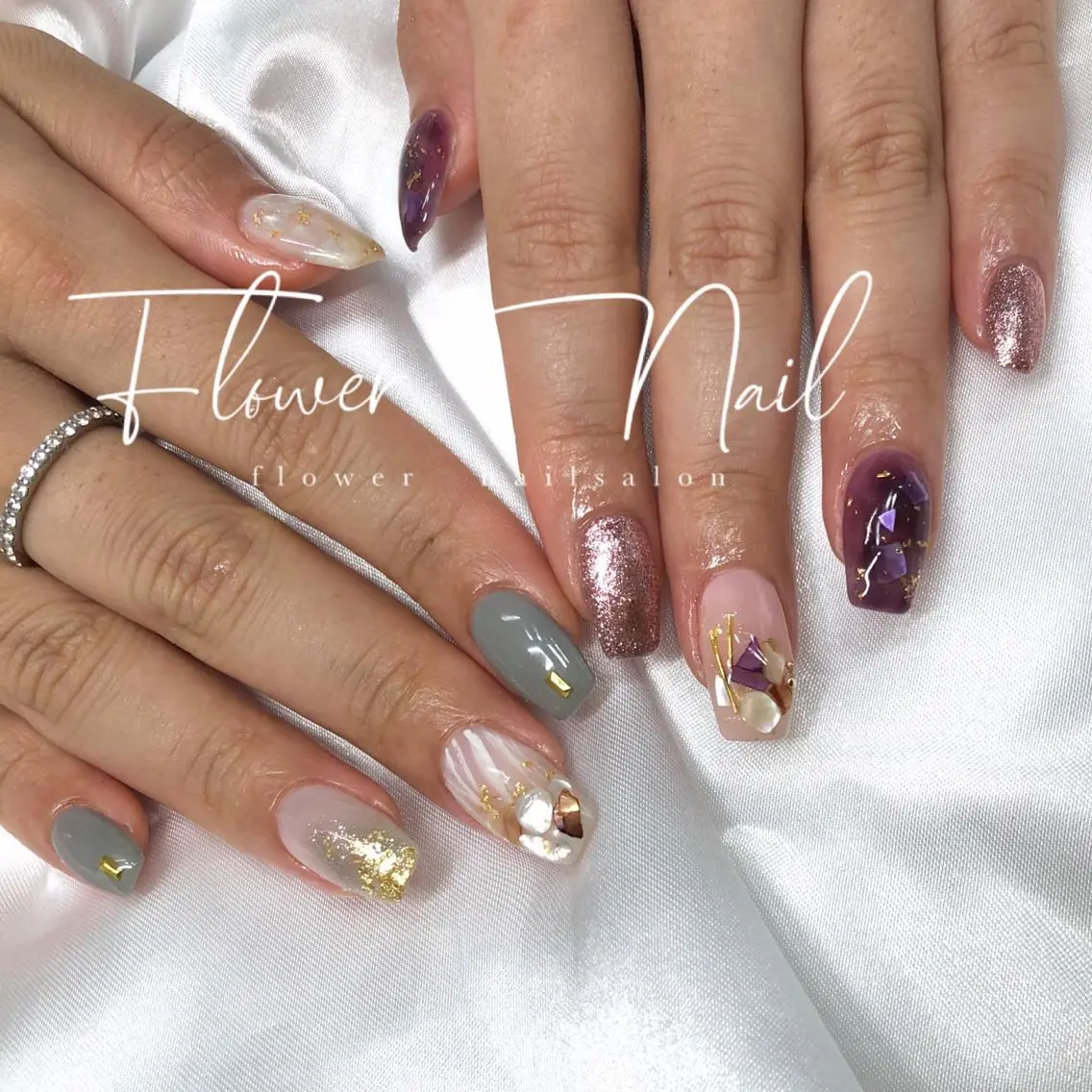 ネイル Flower nailのネイルデザイン