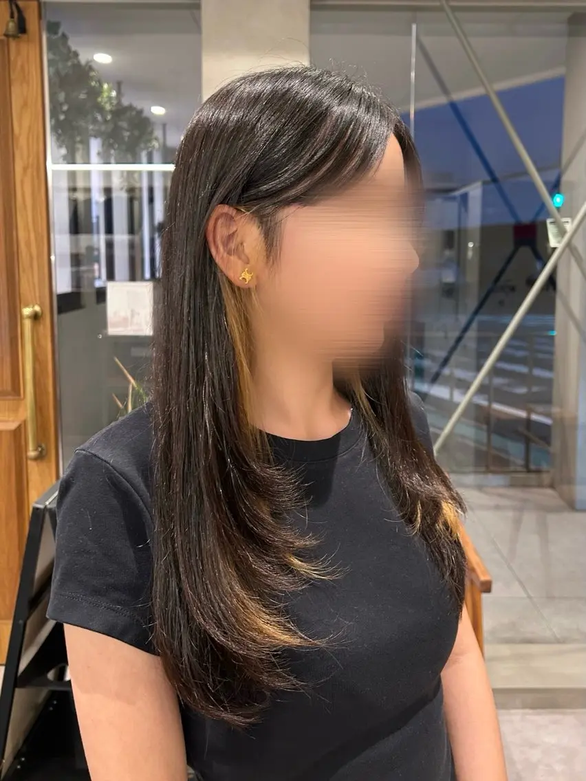 ロング レイヤーカット AILERON 神村のヘアスタイル