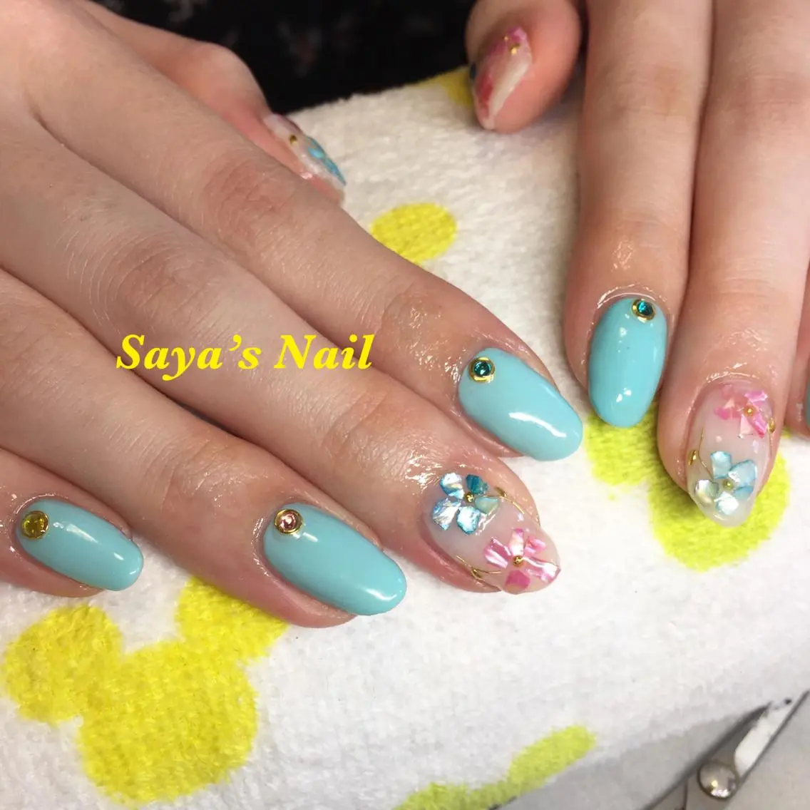 ネイル フラワーネイル SantéNail SAYAKAのネイルデザイン
