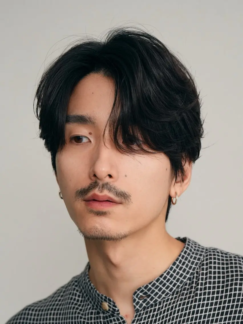 ショート パーマ メンズ 曲がる縮毛矯正 /山本千太のヘアスタイル