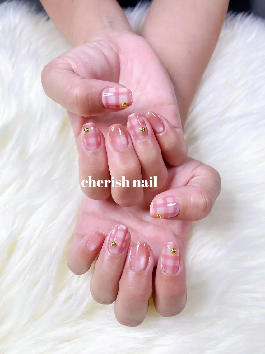 ネイル アートネイル マグネットネイル パステルネイル ハンドネイル cherish nailのネイルデザイン