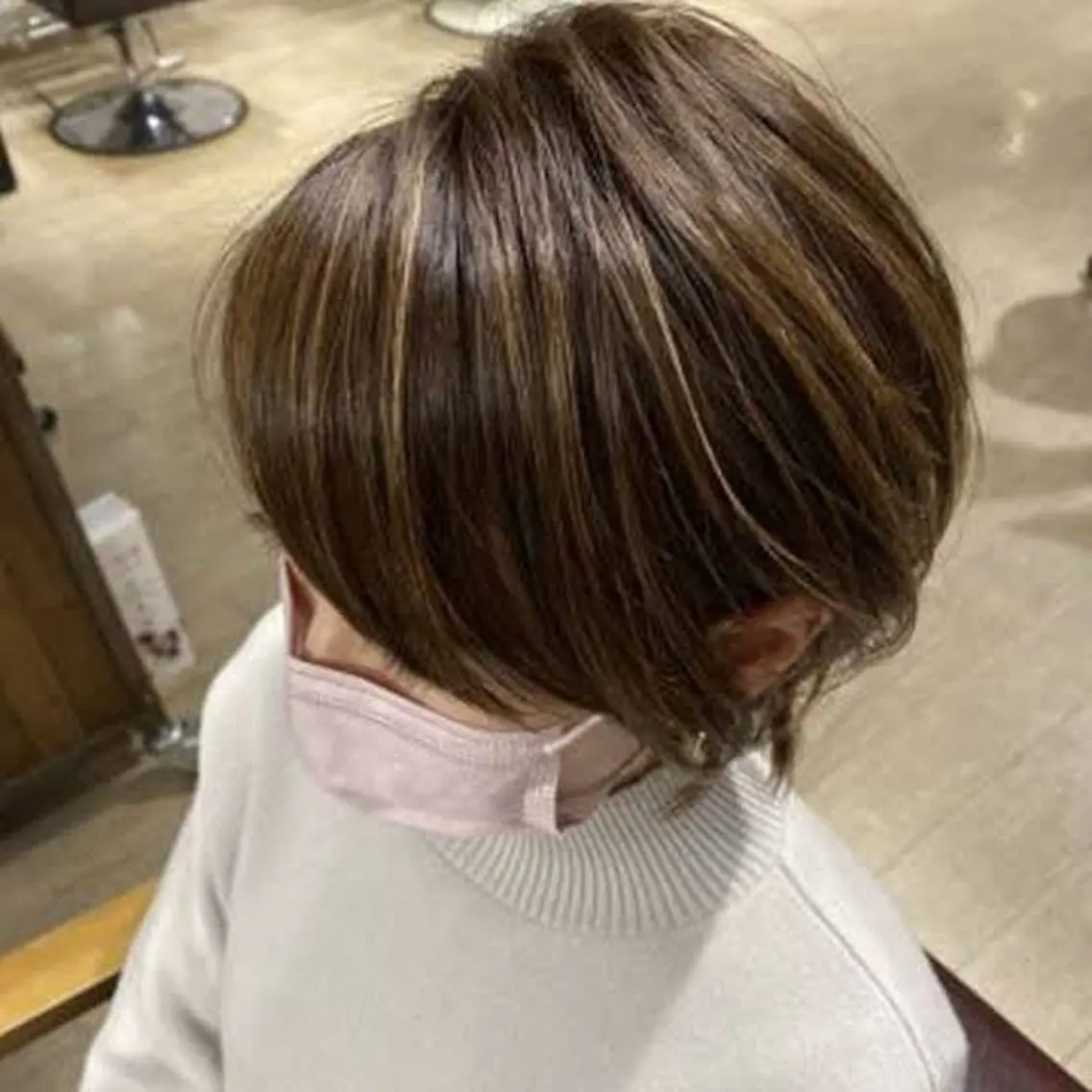 カラー ハイライトカラー 川瀬 夢来のヘアスタイル
