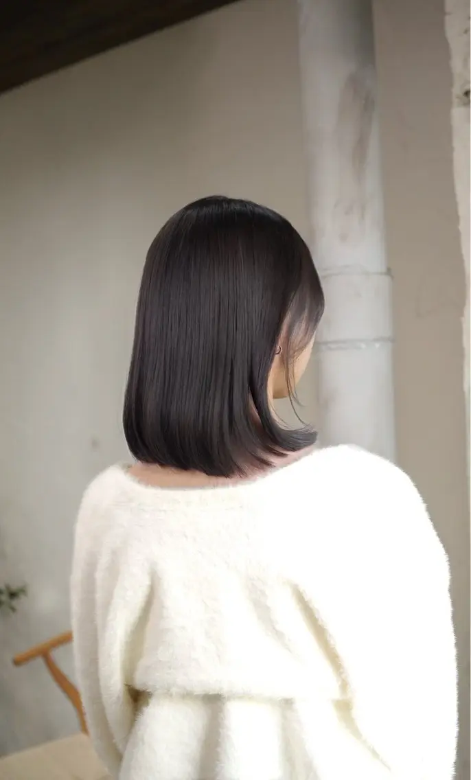 ミディアム カラー グレージュ シアーグレージュ トリートメント ヘアカラー トリートメント ブリーチなし透明感 カラー/チサト🌿のヘアスタイル