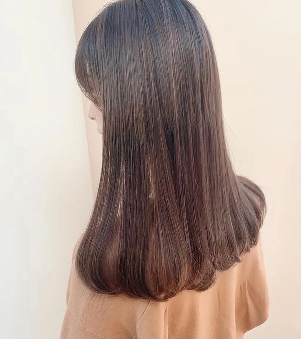 【🦔髪質改善🦔】カット➕カラー➕酸熱トリートメント➕マイクロバブル 暖色 寒色の写真