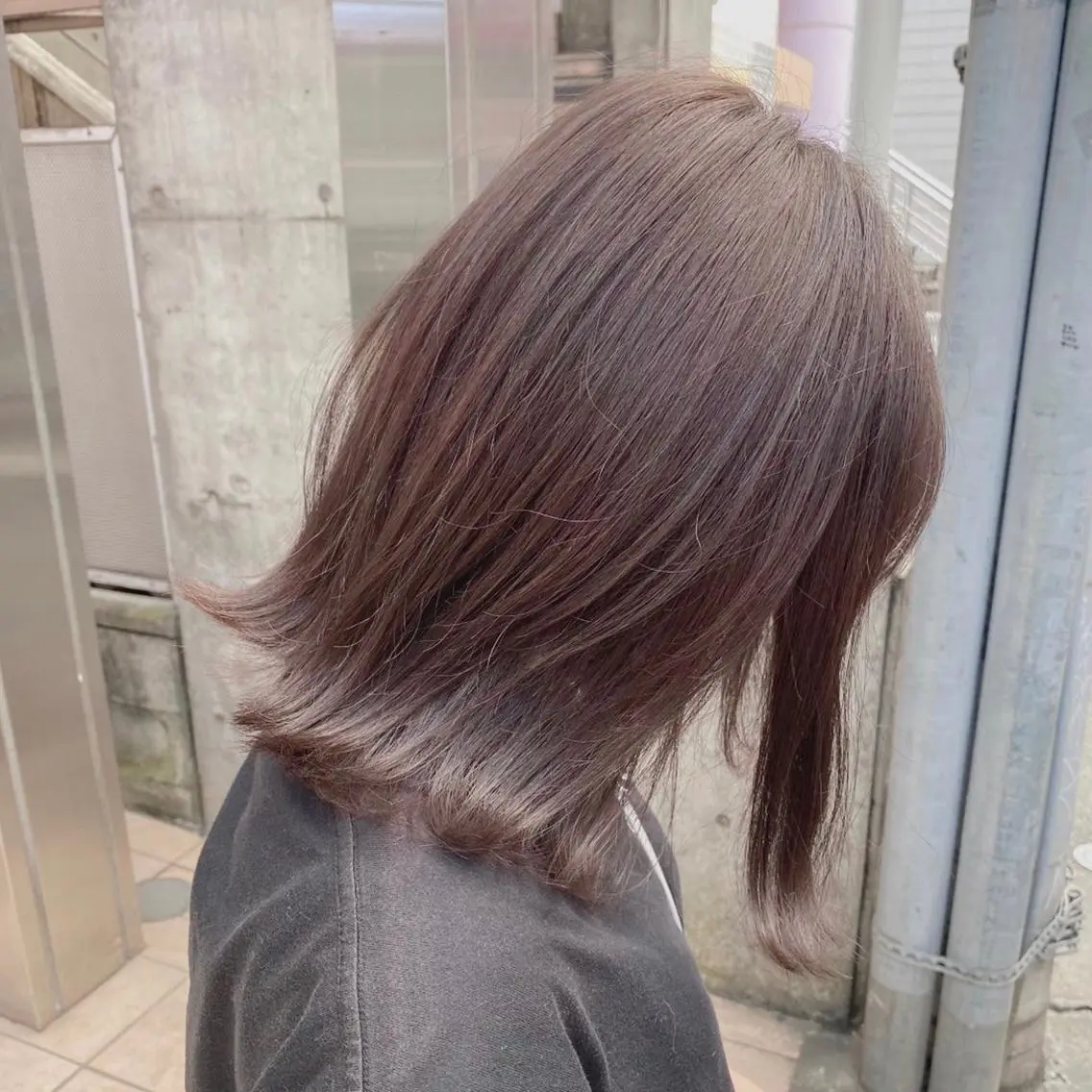ミディアム カラー ヘアアレンジ メンズ キッズ ブリーチの髪様 MASATOのヘアスタイル
