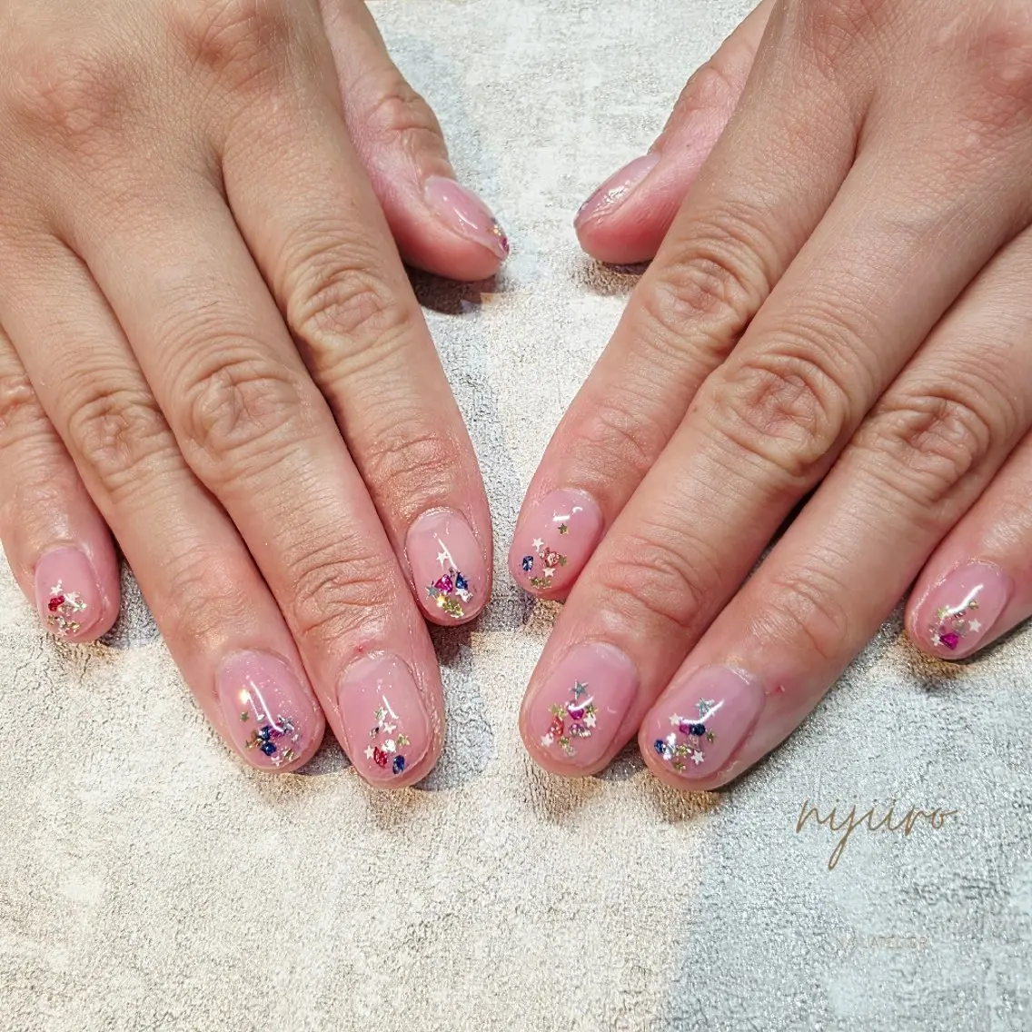 ネイル ハンドネイル nijiiro🌈 サトウのネイルデザイン