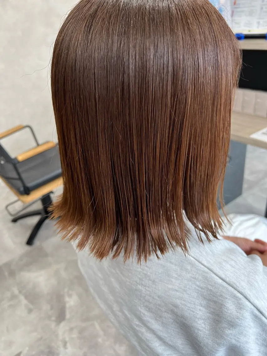 ミディアム トリートメント 透明感/レイヤー💎 髪質改善/希美のヘアスタイル