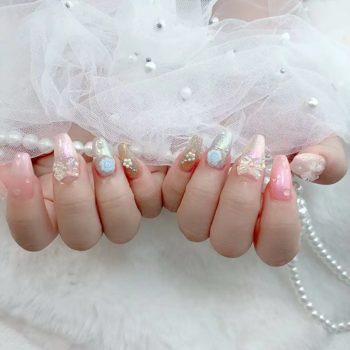 ネイル アートネイル フットネイル ジェルネイル マグネットネイル パラジェル 持ち重視 B•U Nail大宮のネイルデザイン