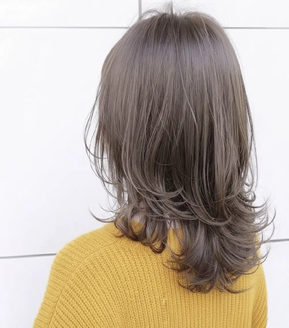 セミロング カラー カット ヘアカラー トリートメント 【南越谷/新越谷】 Anne(諳 アン)のヘアスタイル