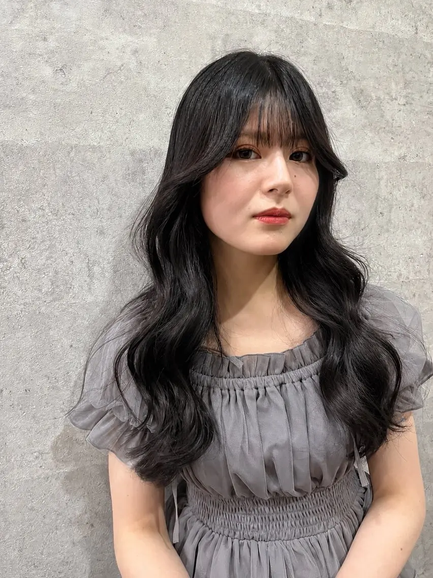 ロング カラー カット ヘアカラー Grow by NYNY 坂本 理輝のヘアスタイル