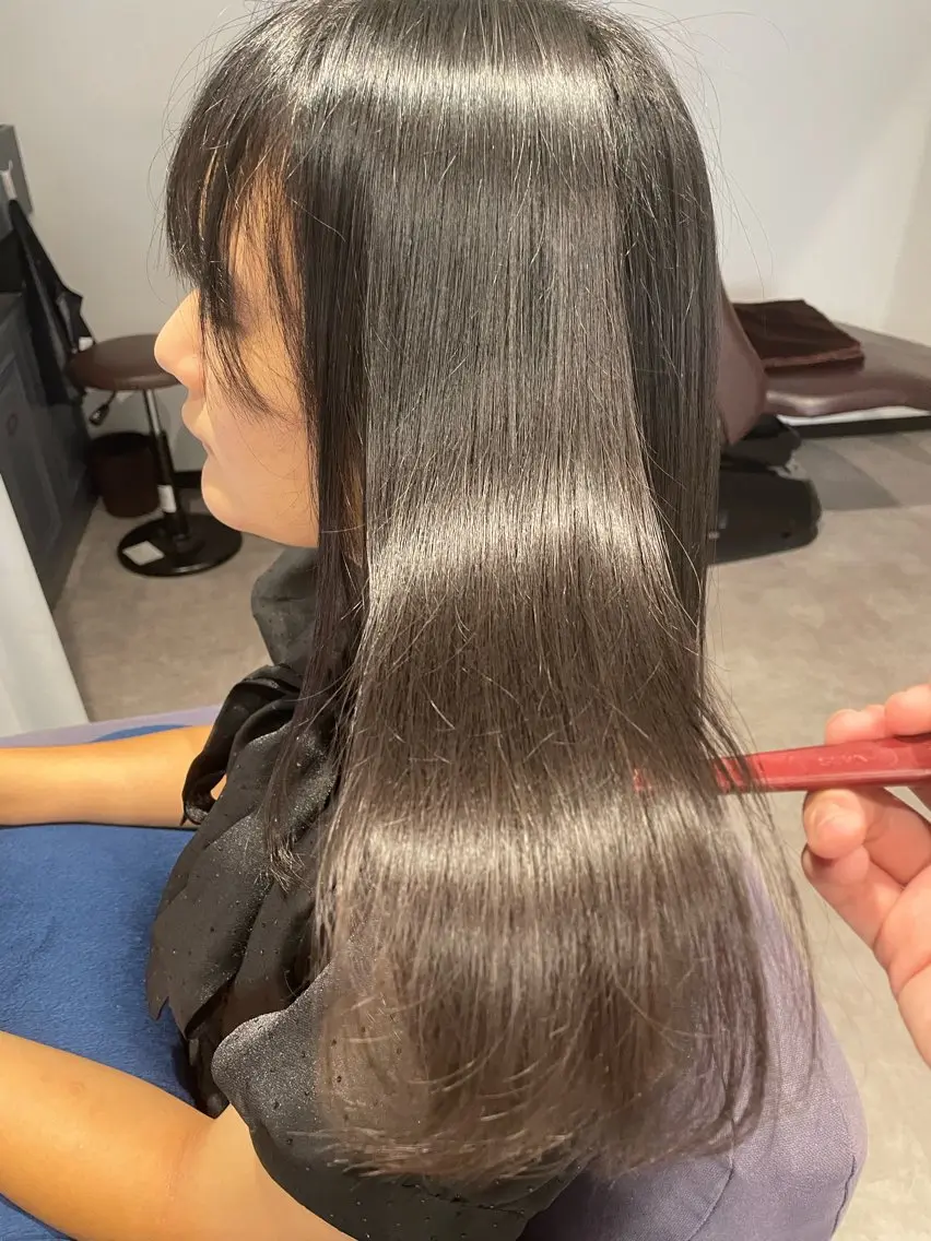 ミディアム 酸性ストレート 木村 あかりのヘアスタイル