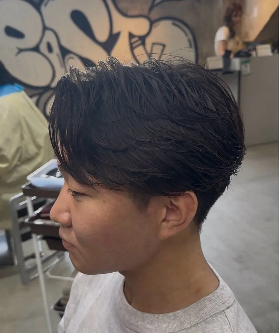 パーマ メンズ カット パーマ Kearny 上野 まいかのヘアスタイル