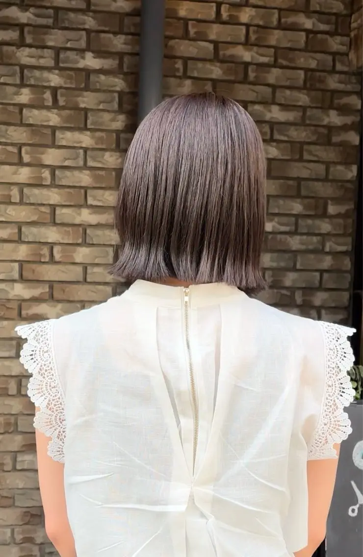透明感抜群カラー+3stepトリートメント☀️の写真