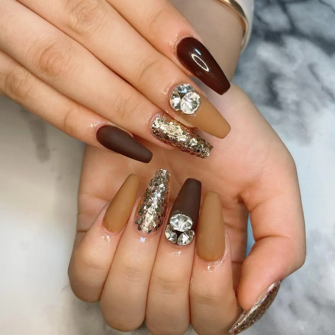 ネイル マットネイル ハンドネイル Kayo 💅のネイルデザイン