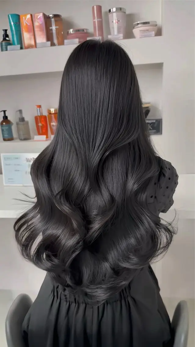 ロング カラー グレージュ ヘアカラー 心斎橋/ヘアカラー あきらのヘアスタイル