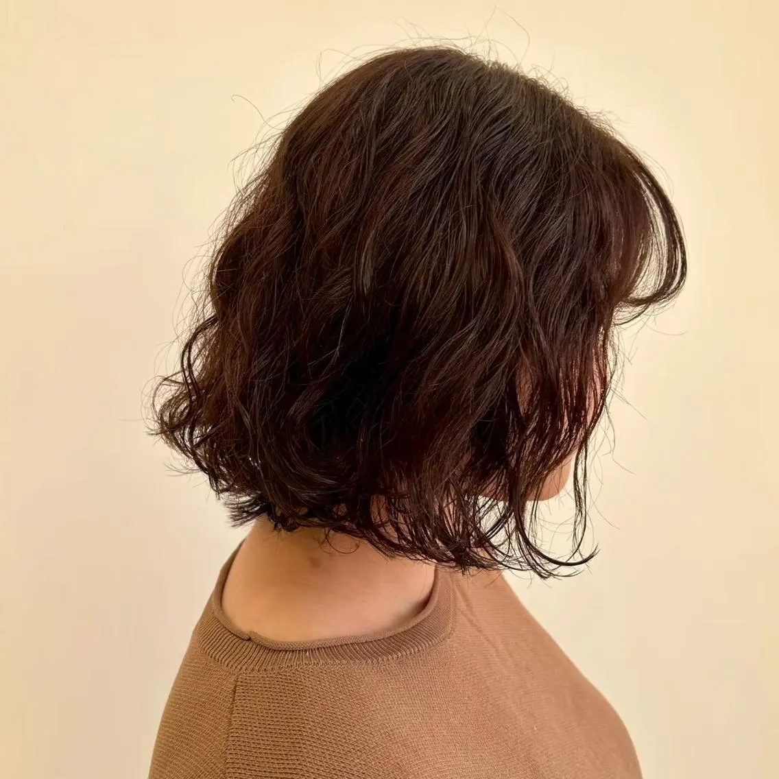 パーマ ミディアム カット パーマ パーマ特化✨/肥後 有紗のヘアスタイル