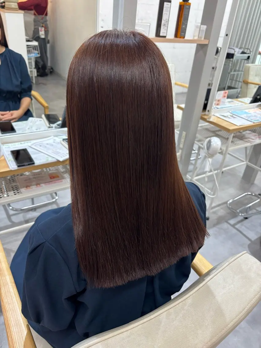 カット🐣+艶カラー+驚異の11step髪質改善トリートメント👼🏻の写真