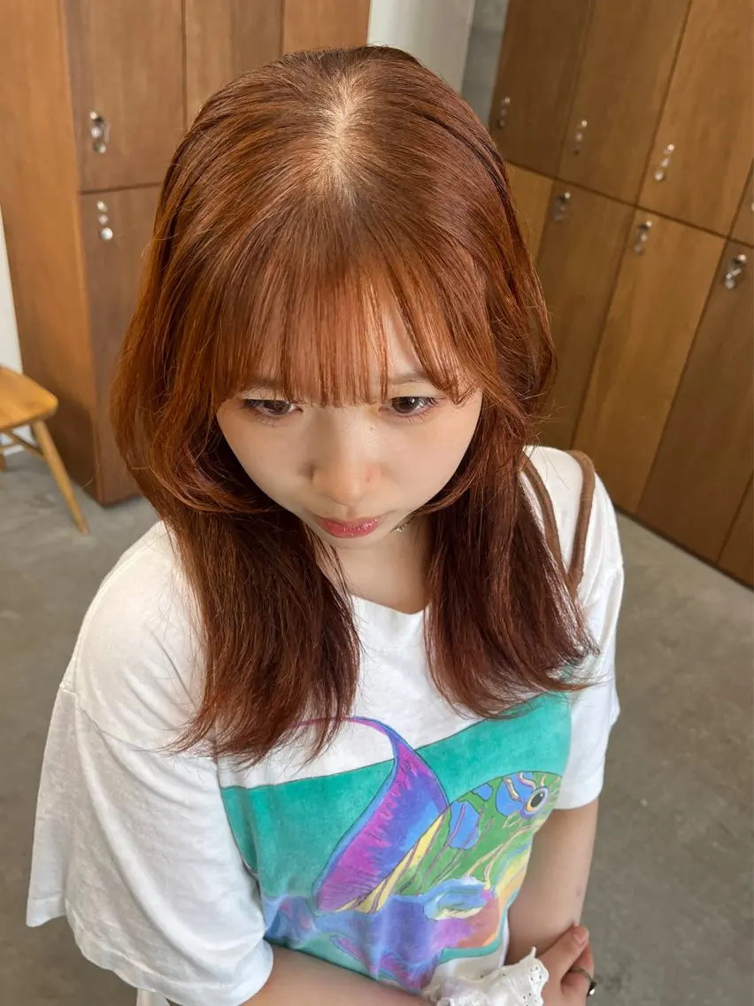 セミロング 村田 流彩のヘアスタイル