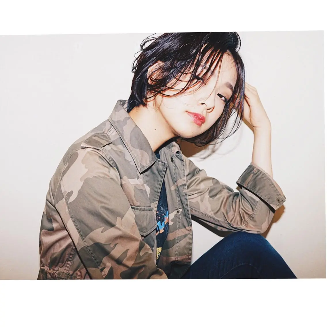 ショート カラー ✨艶ブリーチカラー ✨四ノ宮裕己のヘアスタイル