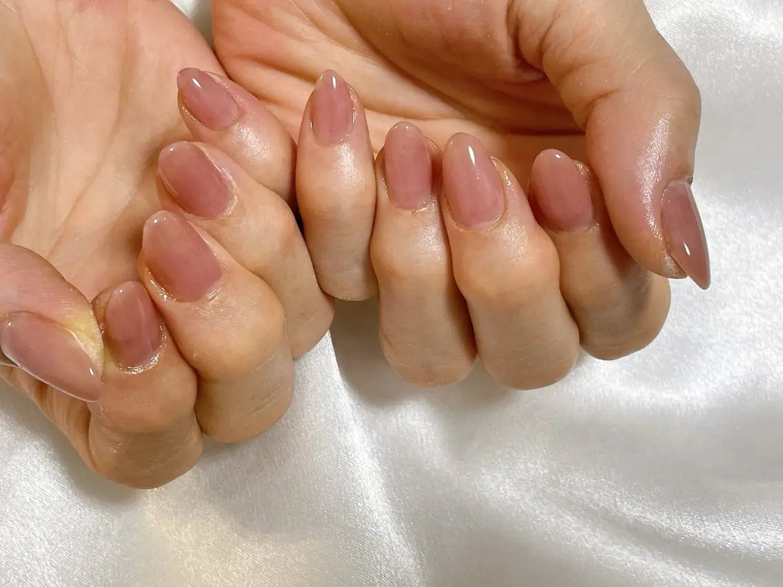 ネイル オーロラネイル フットネイル フレンチネイル ジェルネイル マグネットネイル ハンドネイル mogunail &blowのネイルデザイン