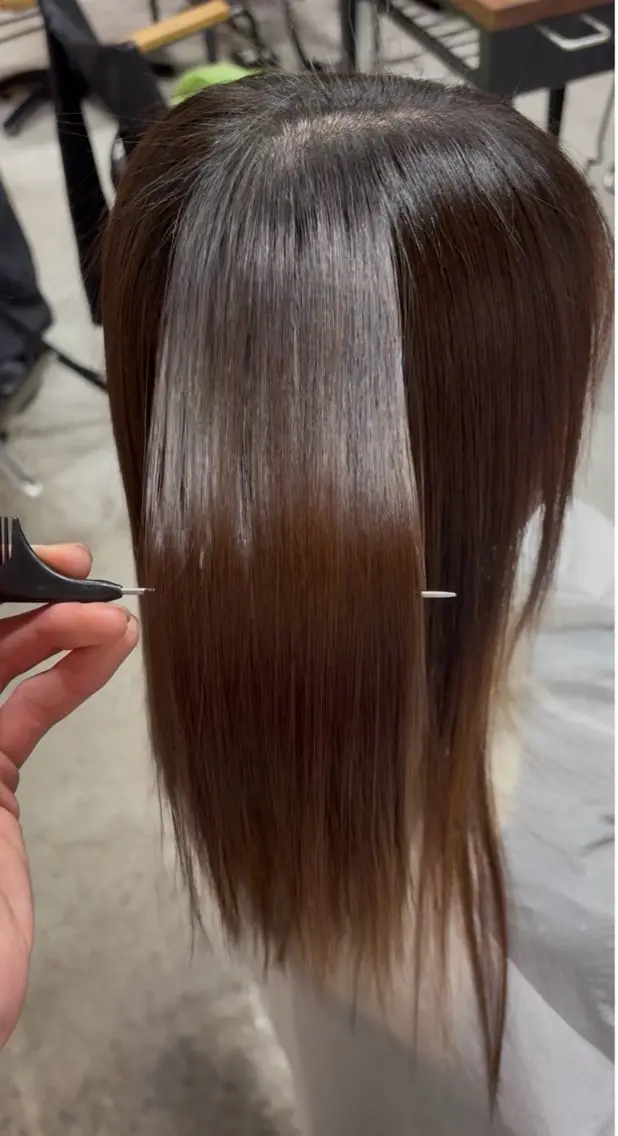 ロング 佐々木 蓮のヘアスタイル