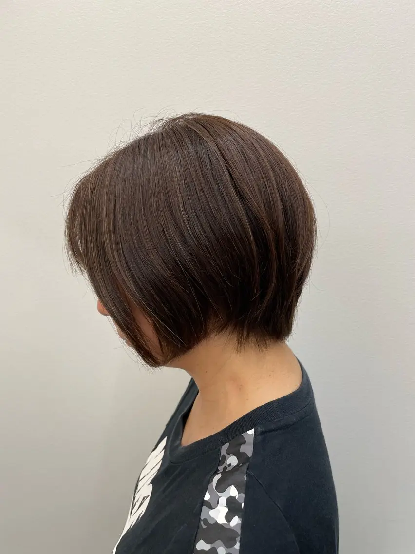 ショート ショートボブ ボブ ショートヘア 山本 美羽のヘアスタイル
