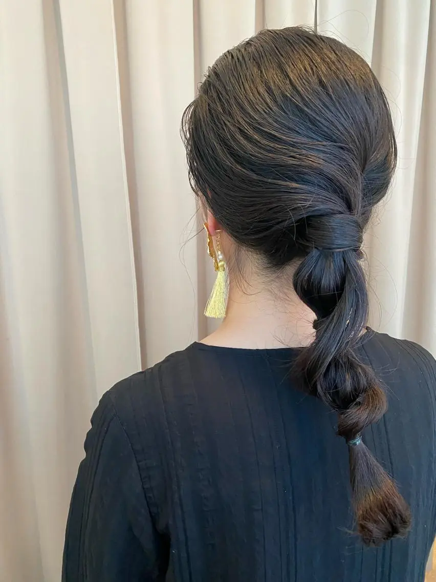 ヘアセットの写真