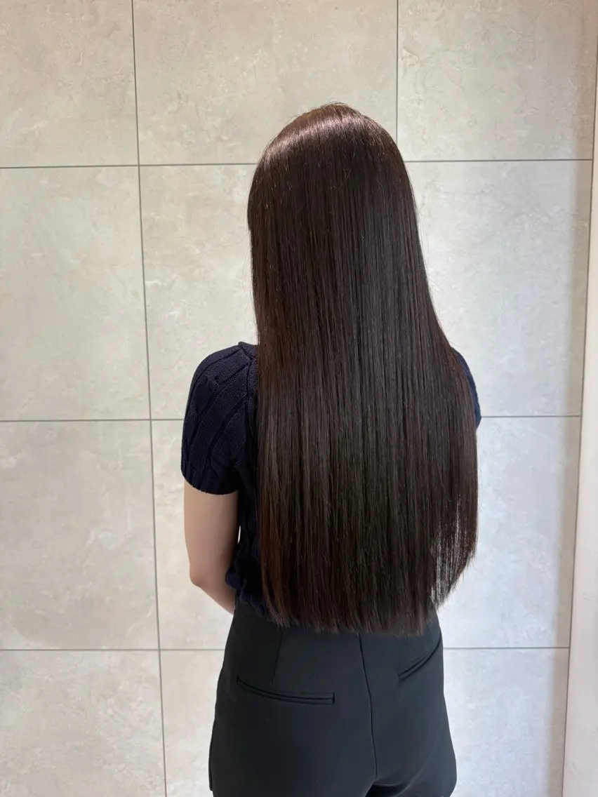 ロング 梅田美容室 SPADICユヅキ♠のヘアスタイル